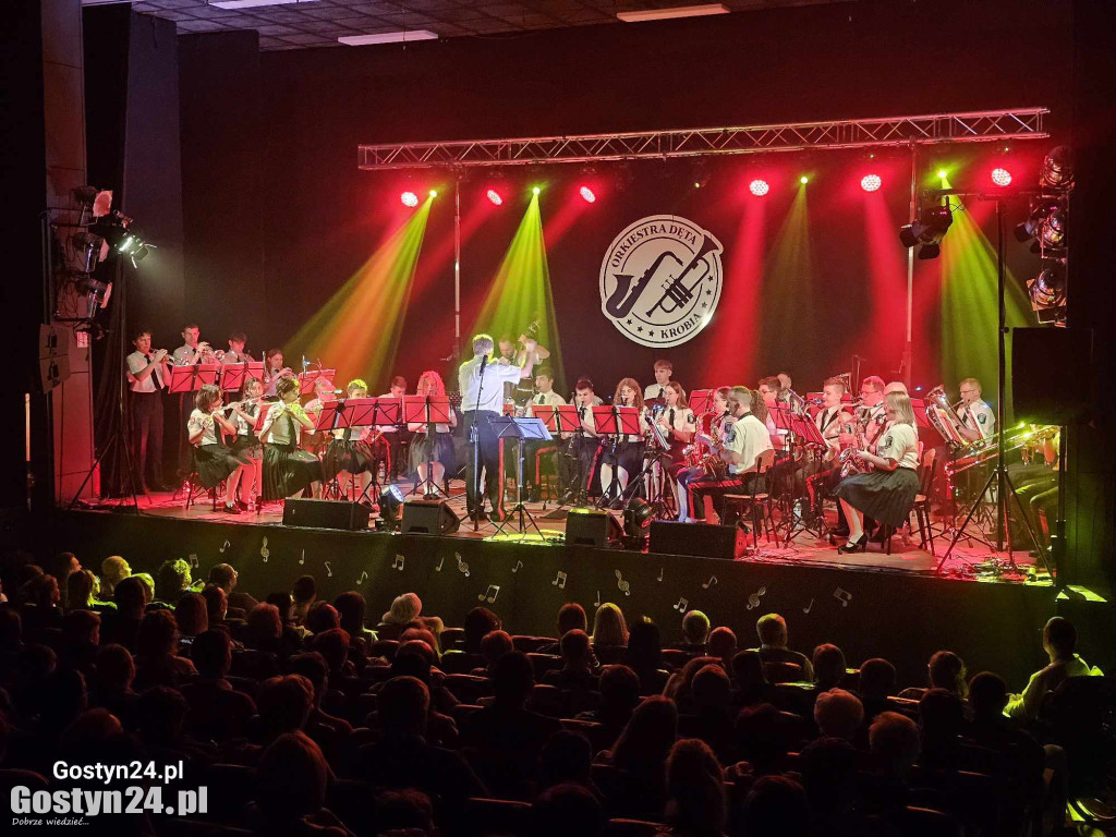 Koncert Orkiestry Dętej w Krobi