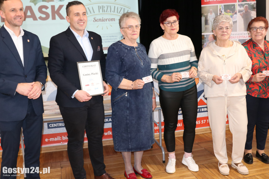 Program Gmina Przyjazna Seniorom w Piaskach