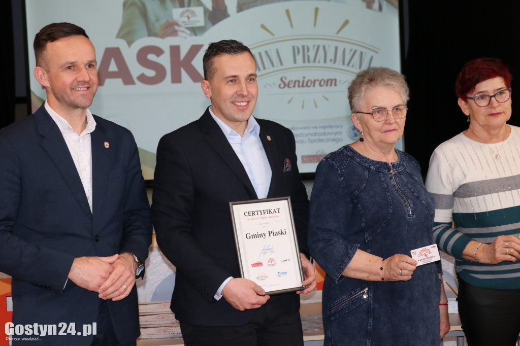 Program Gmina Przyjazna Seniorom w Piaskach