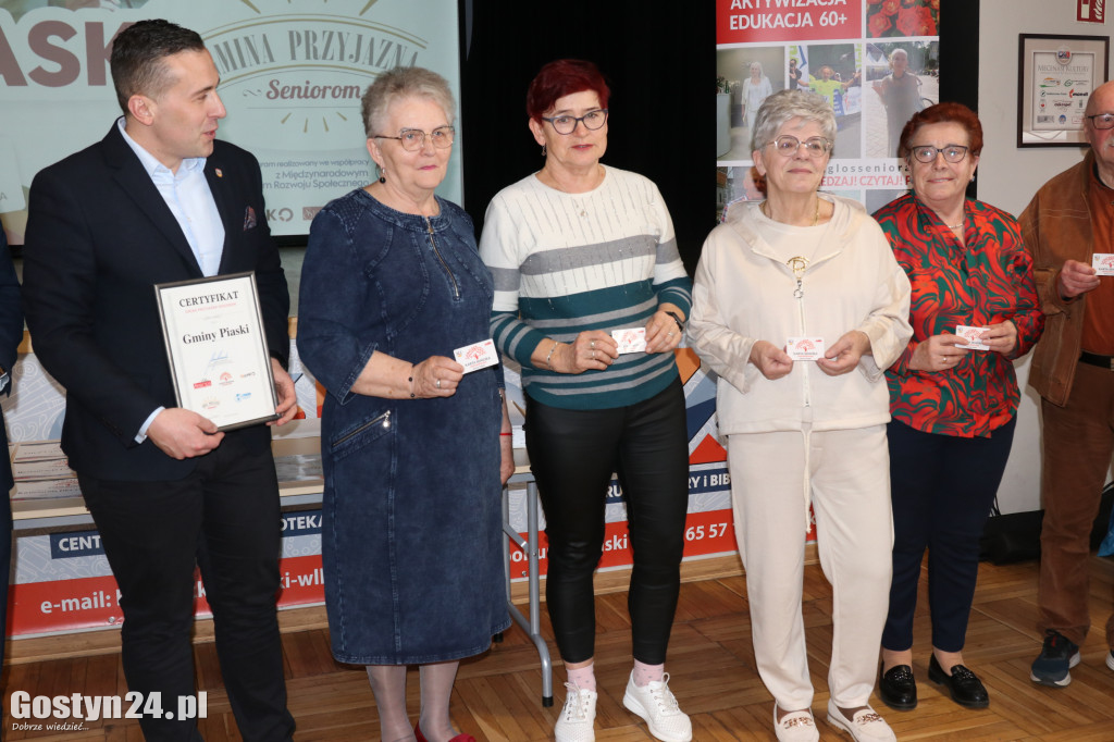 Program Gmina Przyjazna Seniorom w Piaskach