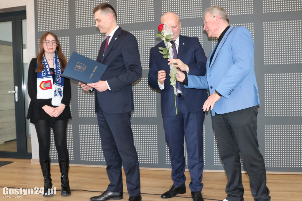 Rozdanie stypendiów sportowych w gminie Krobia