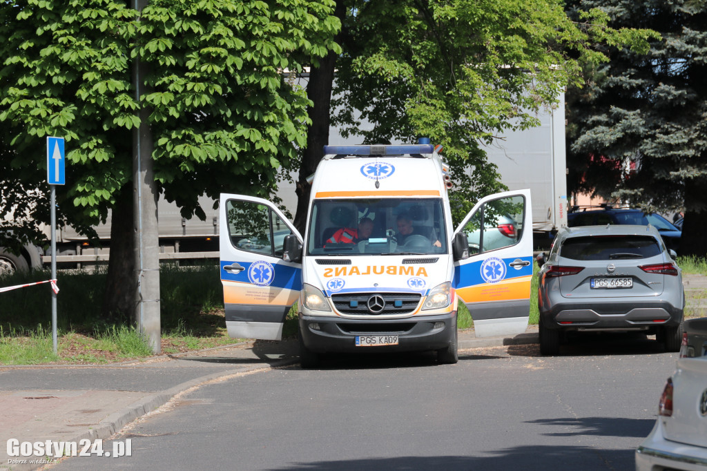 Protest przed gostyńskim szpitalem