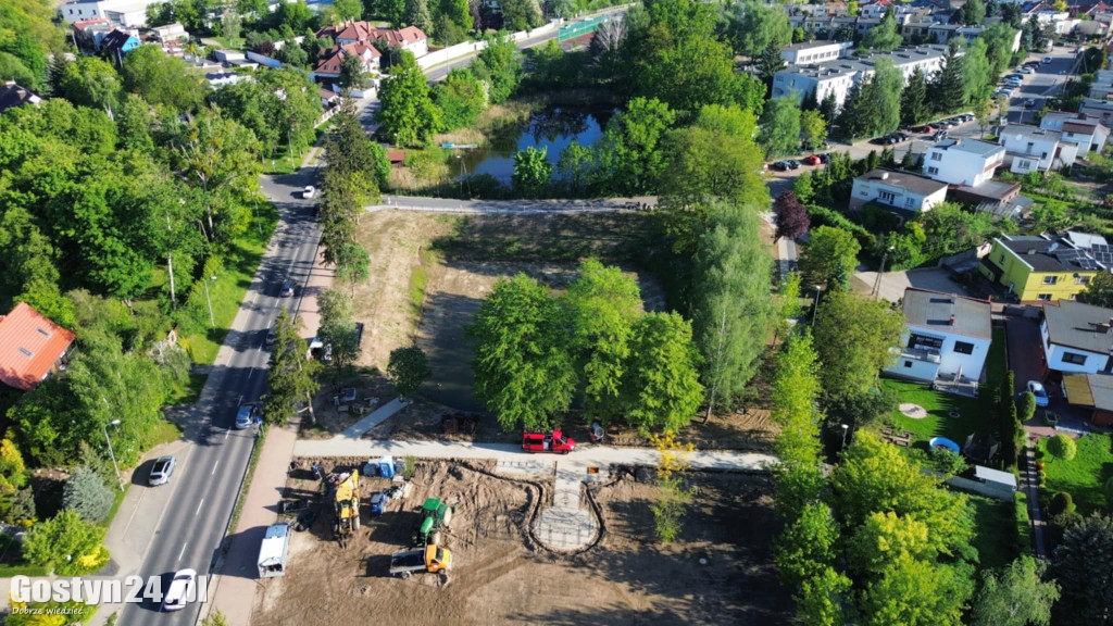 Trwa modernizacja terenów przy ul. Sportowej w Gostyniu