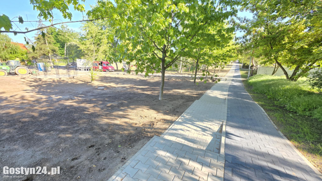 Trwa modernizacja terenów przy ul. Sportowej w Gostyniu