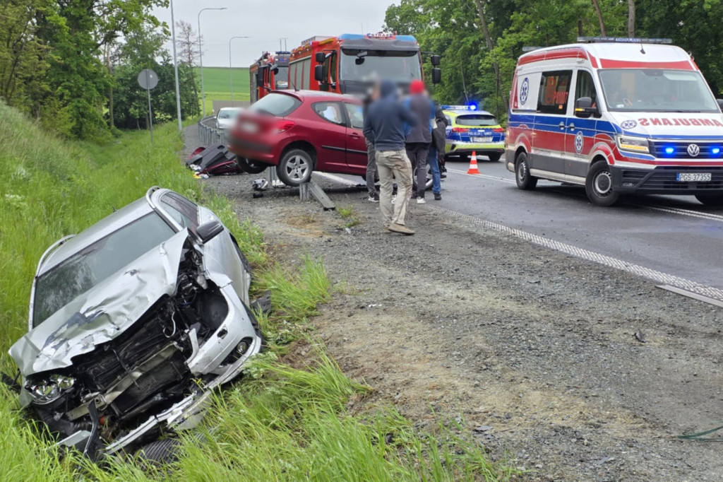 Wypadek na obwodnicy Gostynia