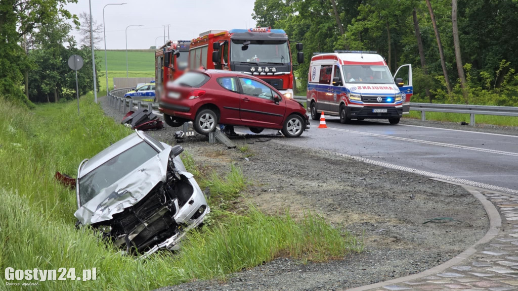 Wypadek na obwodnicy Gostynia