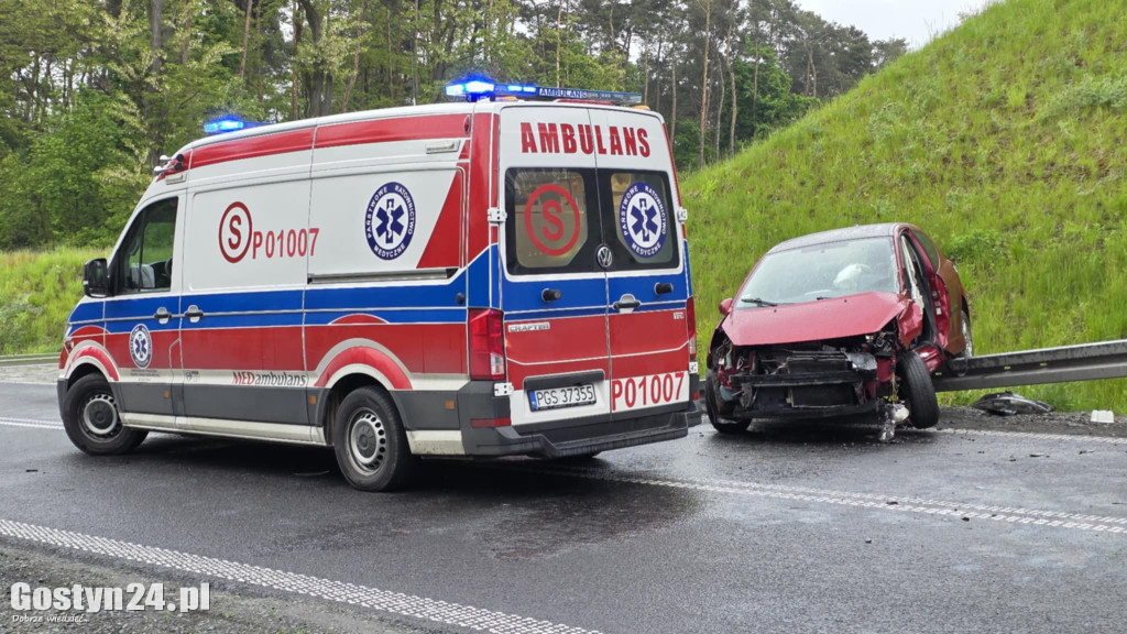 Wypadek na obwodnicy Gostynia