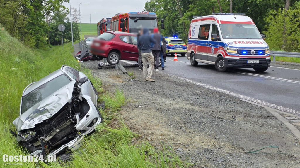 Wypadek na obwodnicy Gostynia