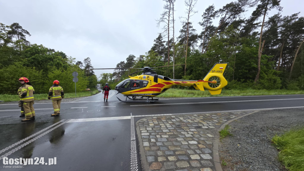Wypadek na obwodnicy Gostynia