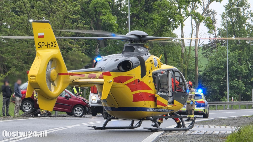 Wypadek na obwodnicy Gostynia