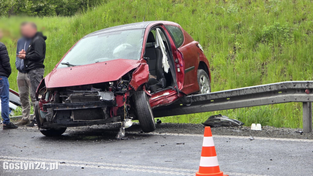 Wypadek na obwodnicy Gostynia