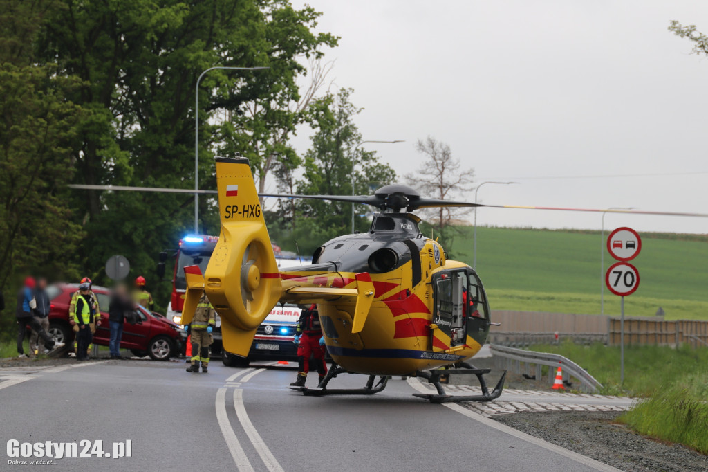 Wypadek na obwodnicy Gostynia