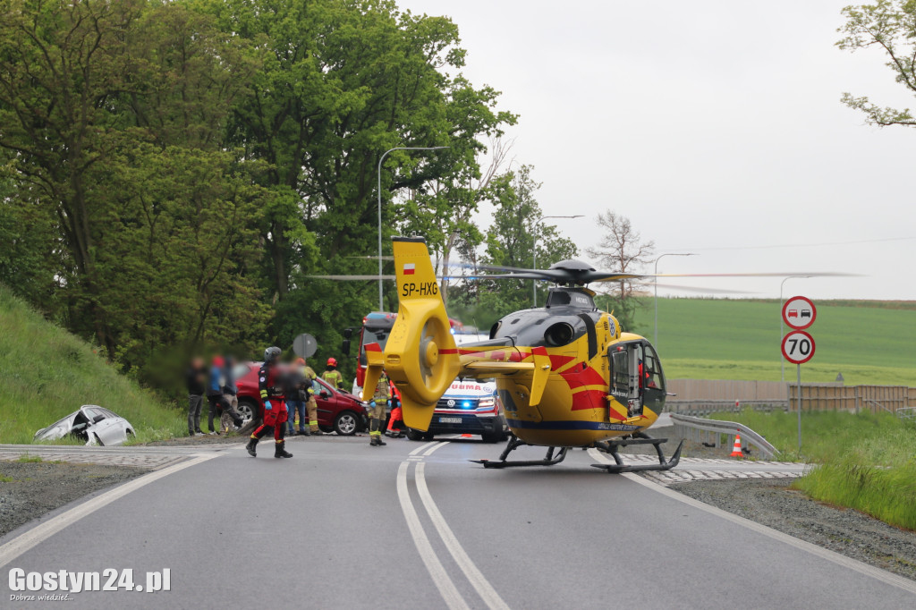 Wypadek na obwodnicy Gostynia