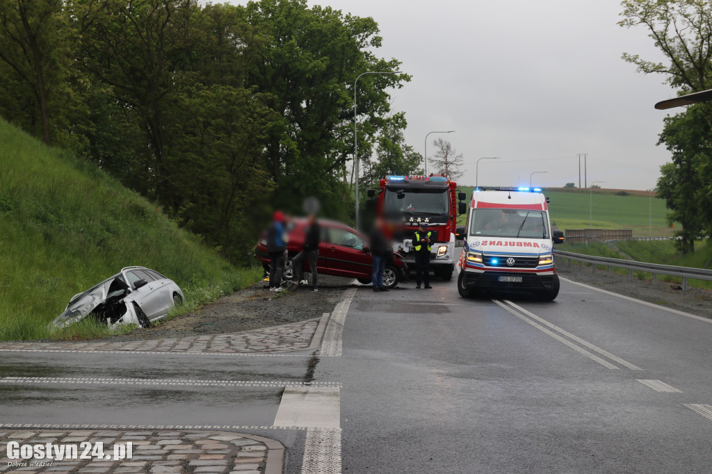 Wypadek na obwodnicy Gostynia