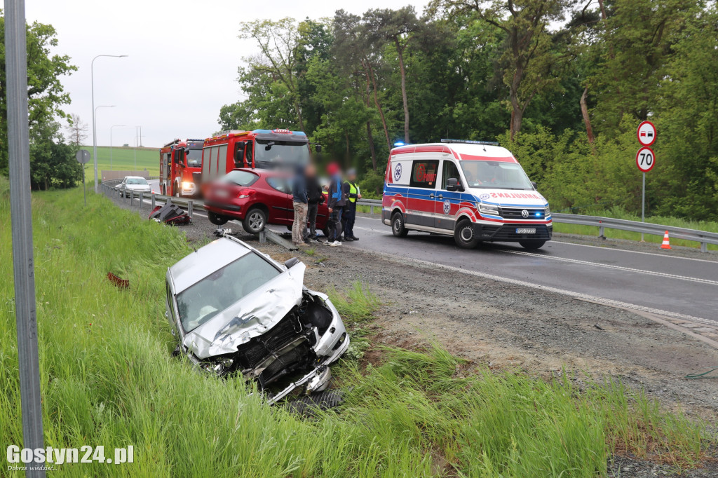 Wypadek na obwodnicy Gostynia