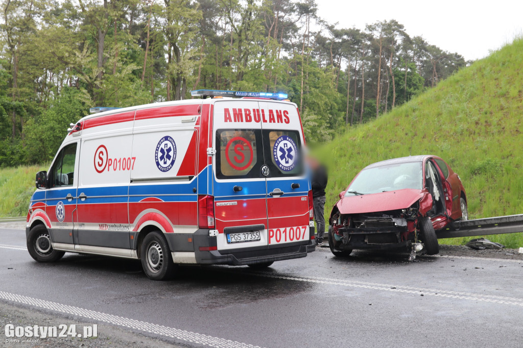 Wypadek na obwodnicy Gostynia