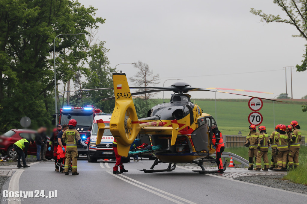 Wypadek na obwodnicy Gostynia