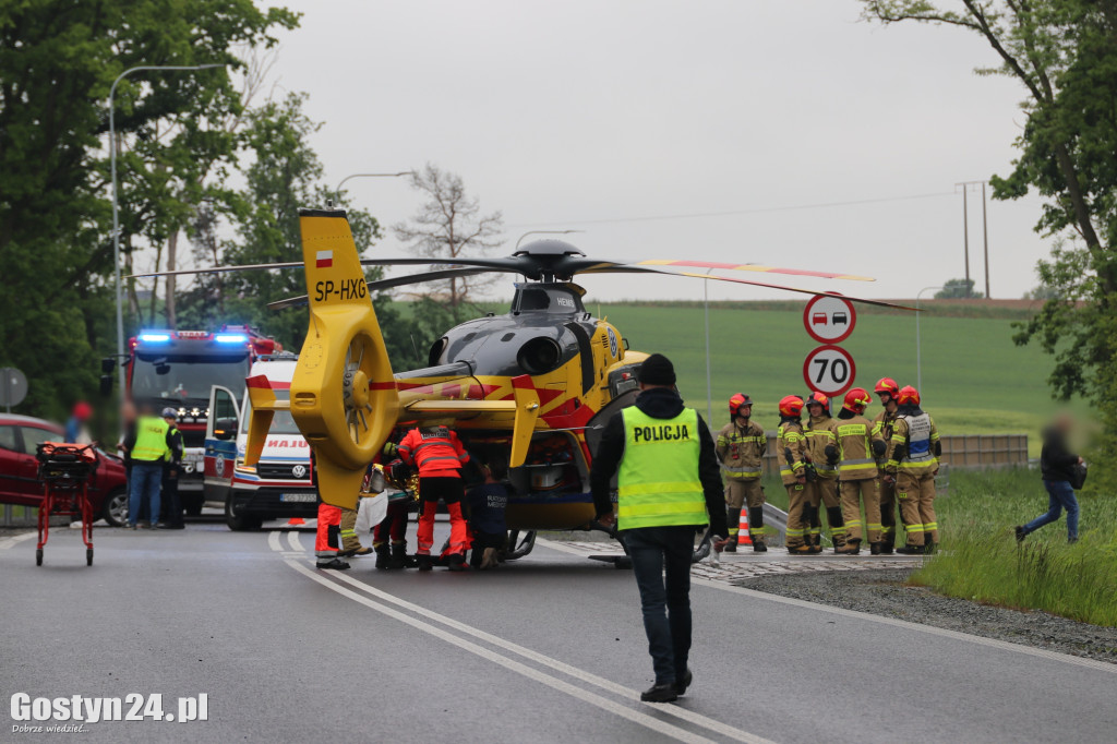 Wypadek na obwodnicy Gostynia