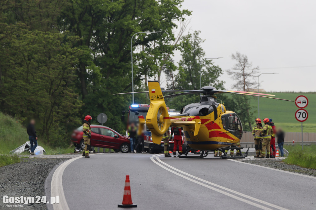 Wypadek na obwodnicy Gostynia