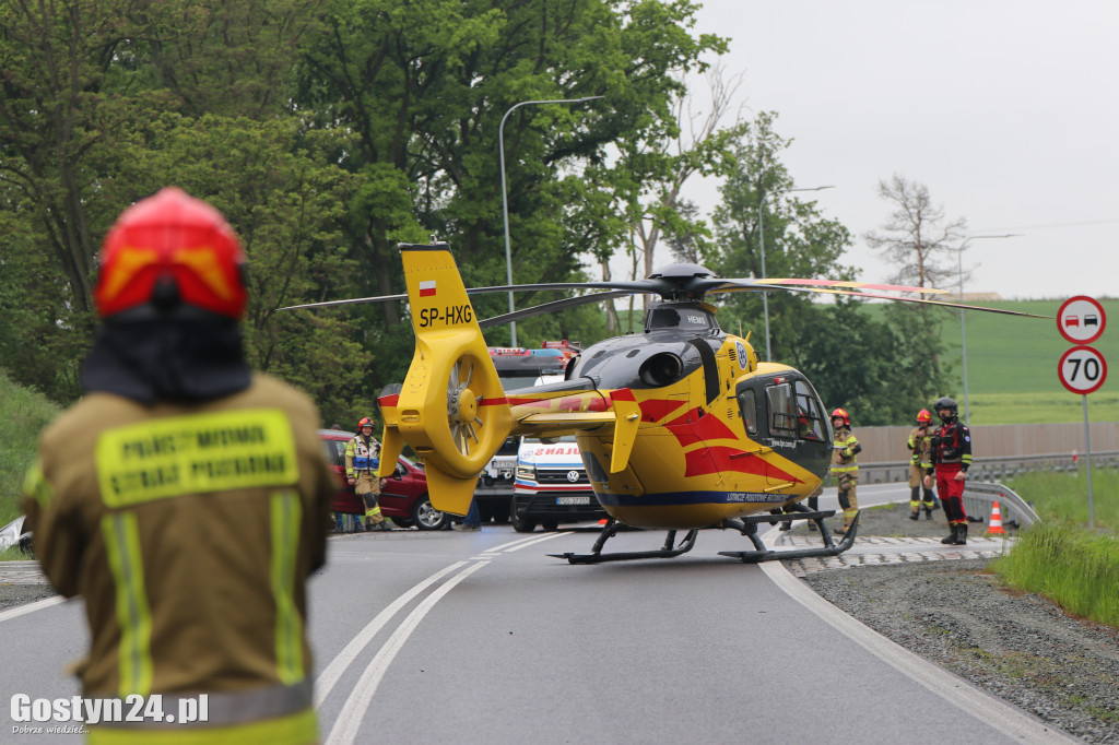 Wypadek na obwodnicy Gostynia