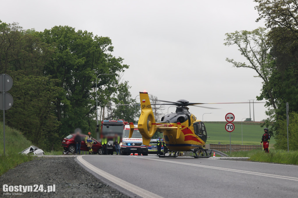 Wypadek na obwodnicy Gostynia