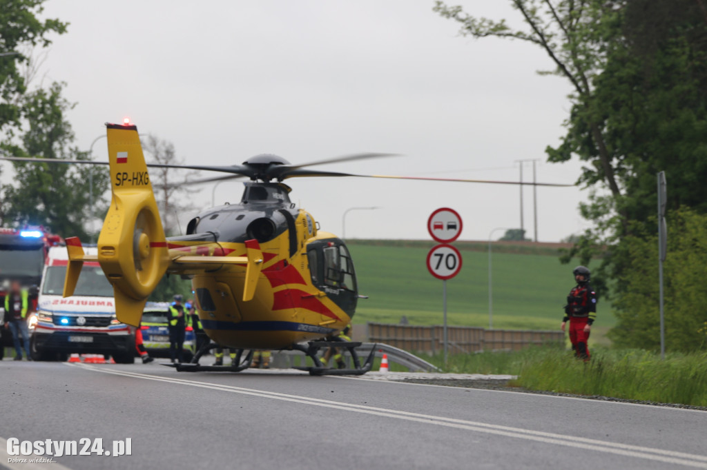 Wypadek na obwodnicy Gostynia