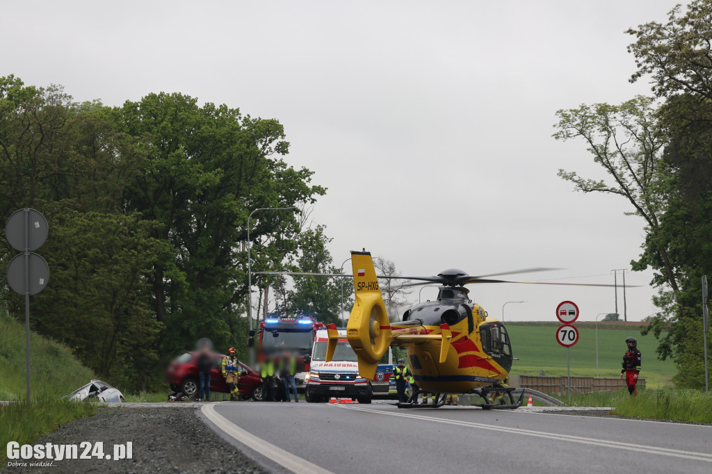 Wypadek na obwodnicy Gostynia