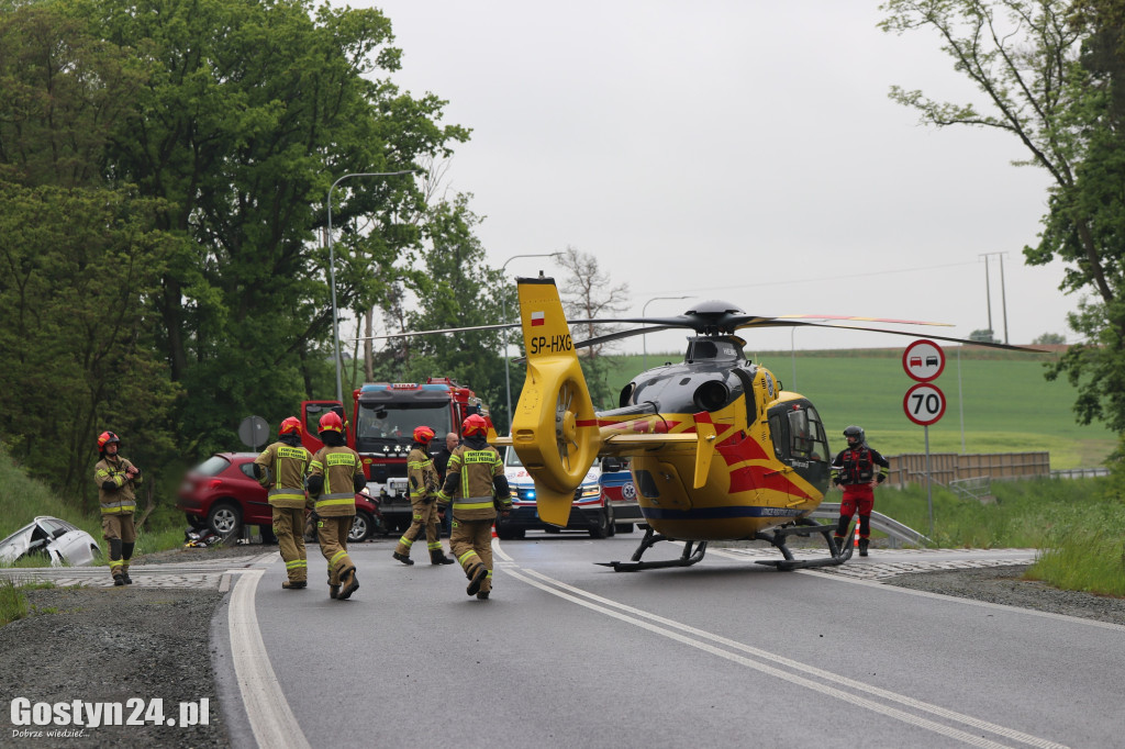 Wypadek na obwodnicy Gostynia