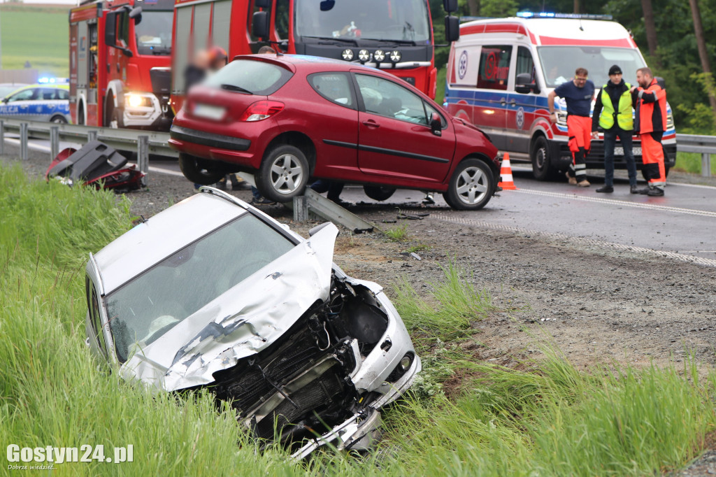 Wypadek na obwodnicy Gostynia