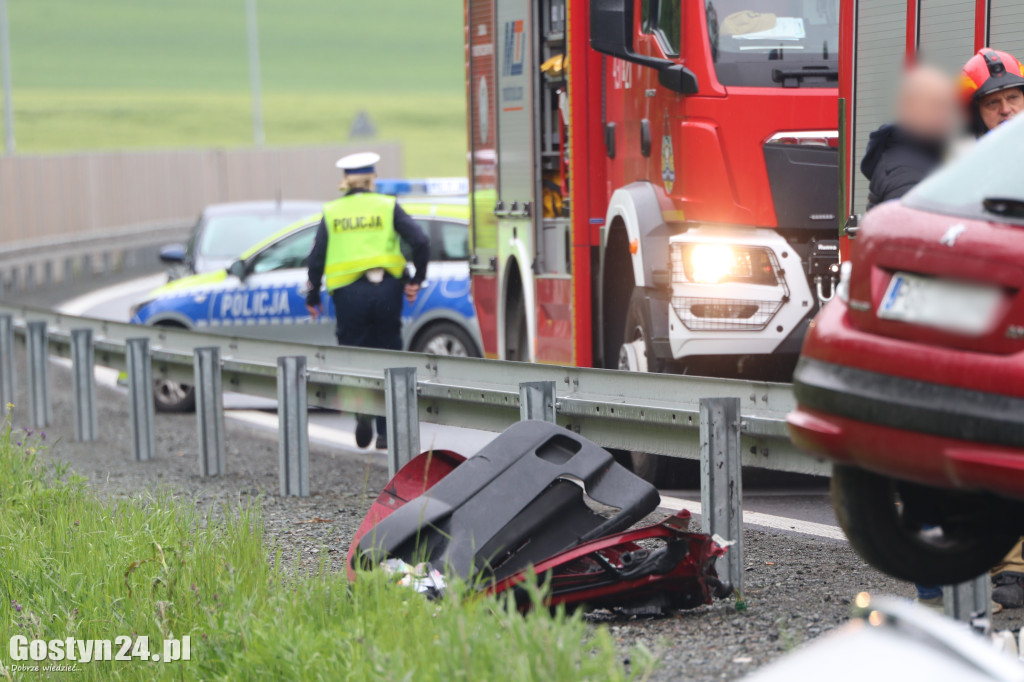 Wypadek na obwodnicy Gostynia