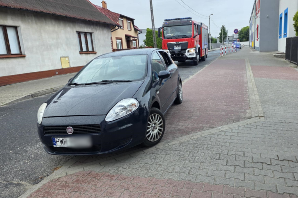 Poranna akcja ratunkowa przy SP 5 w Gostyniu