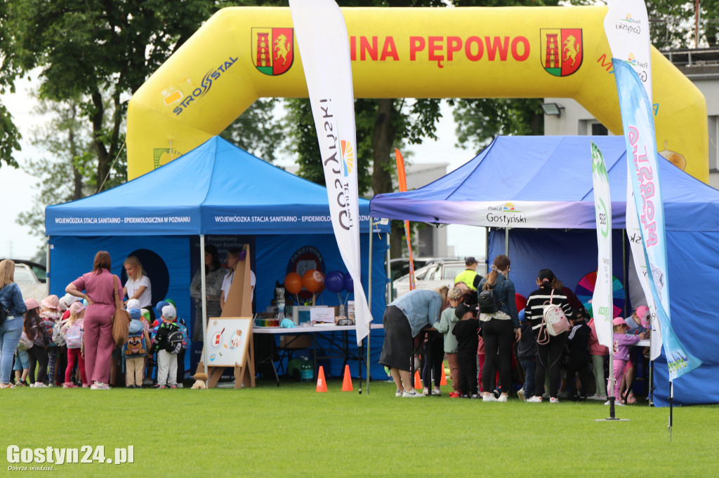 Piknik militarny z okazji Dnia Dziecka na stadionie w Pępowie