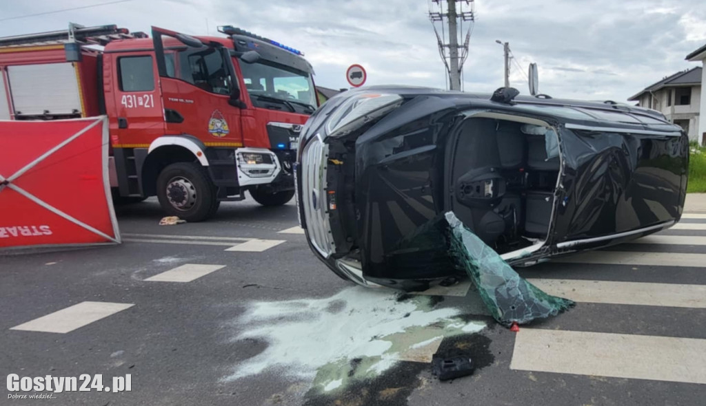 Zderzenie dwóch samochodów na skrzyżowaniu Górna-Podgórna...