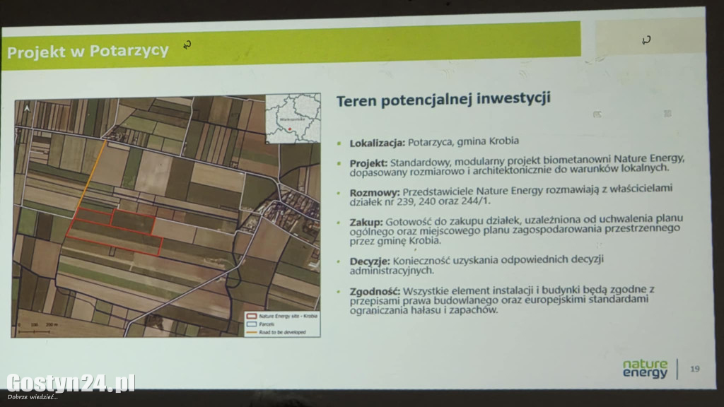 Spotkanie w sprawie budowy biometanowni w Potarzycy
