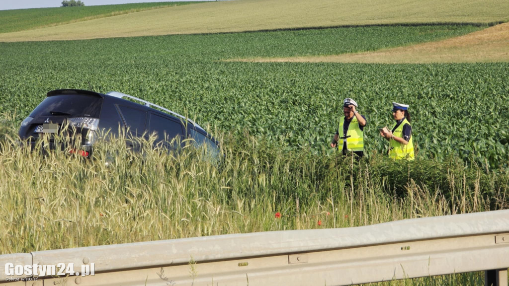 Wypadek na DW 434 Ziółkowo-Stara Krobia