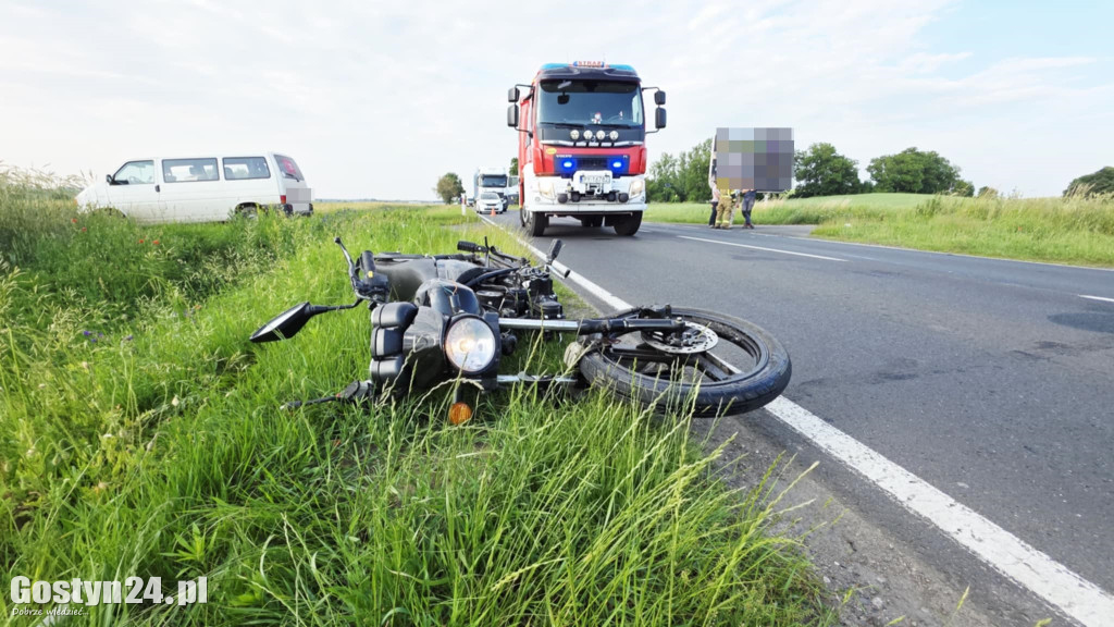 Wypadek na DW 434 Ziółkowo-Stara Krobia