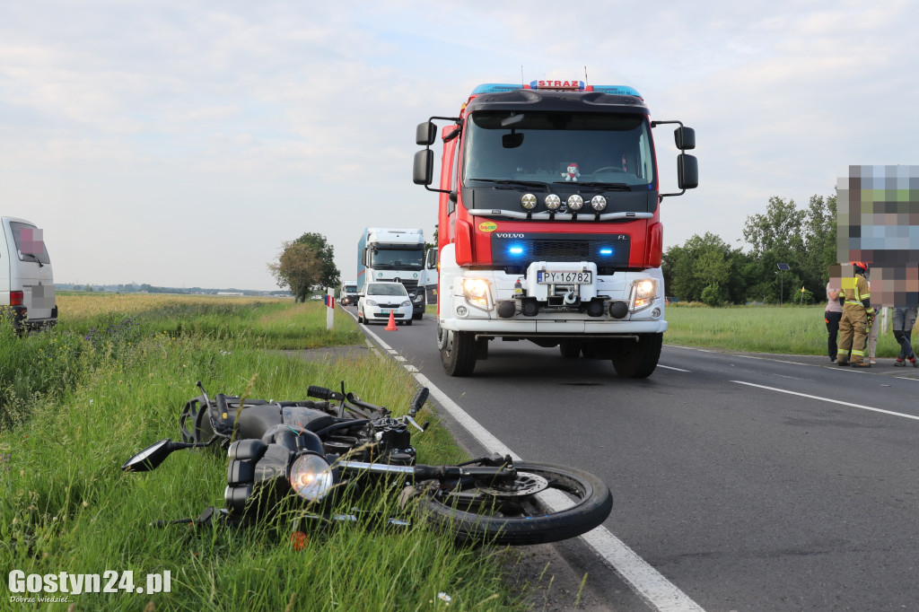 Wypadek na DW 434 Ziółkowo-Stara Krobia