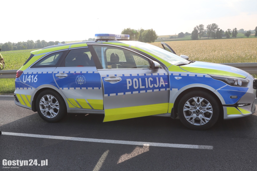 Wypadek na DW 434 Ziółkowo-Stara Krobia
