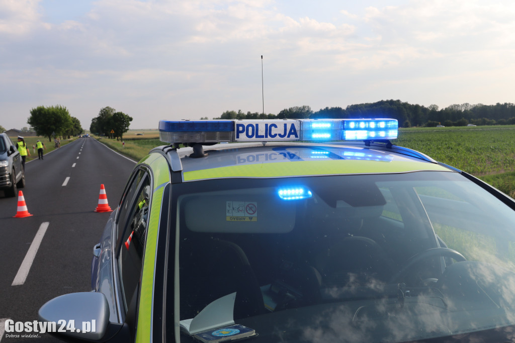 Wypadek na DW 434 Ziółkowo-Stara Krobia