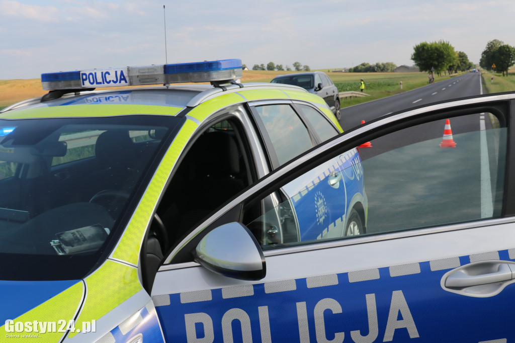 Wypadek na DW 434 Ziółkowo-Stara Krobia