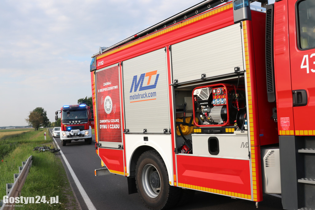 Wypadek na DW 434 Ziółkowo-Stara Krobia