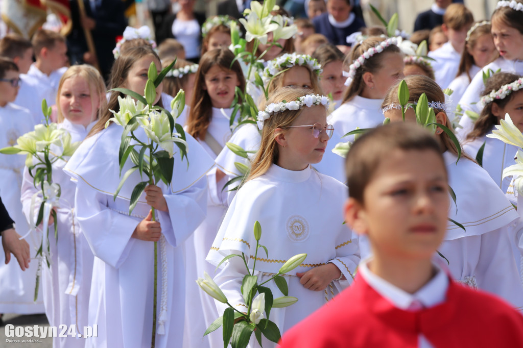 Procesja Bożego Ciała ulicami Gostynia