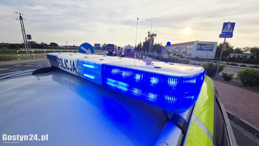 Wypadek na gostyńskim skrzyżowaniu