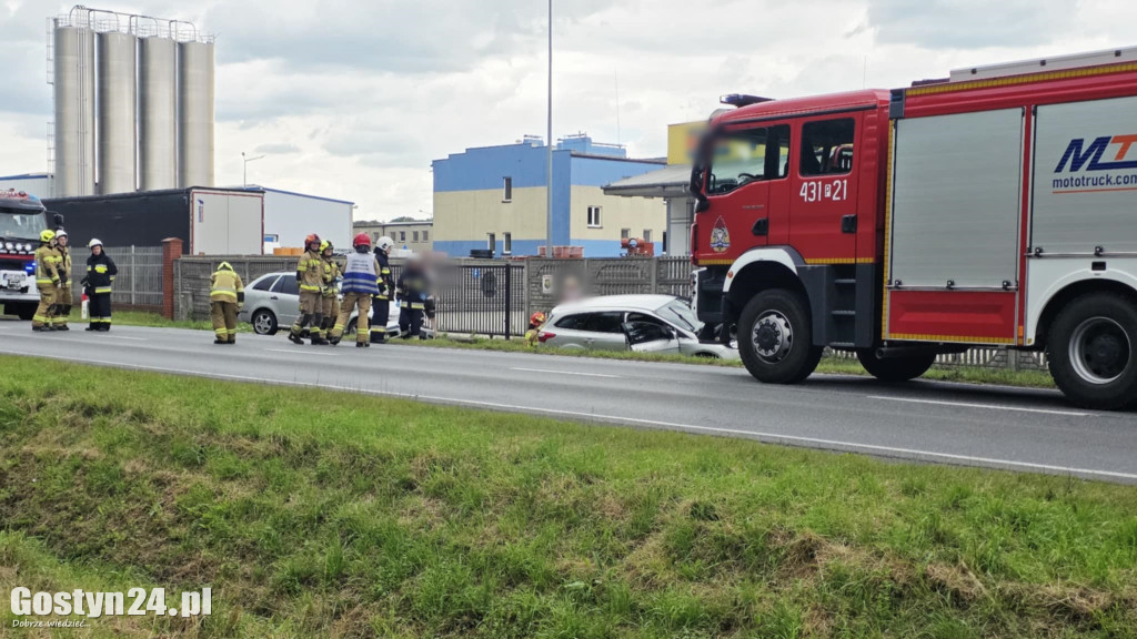 Wypadek na drodze krajowej nr 12 w Piaskach