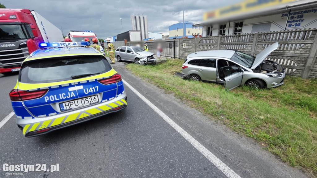 Wypadek na drodze krajowej nr 12 w Piaskach