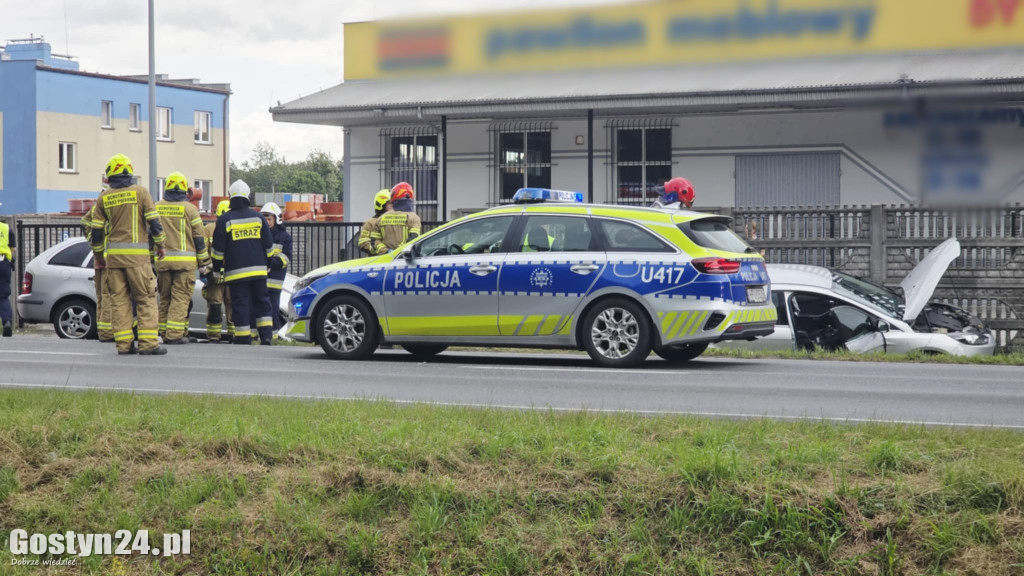 Wypadek na drodze krajowej nr 12 w Piaskach