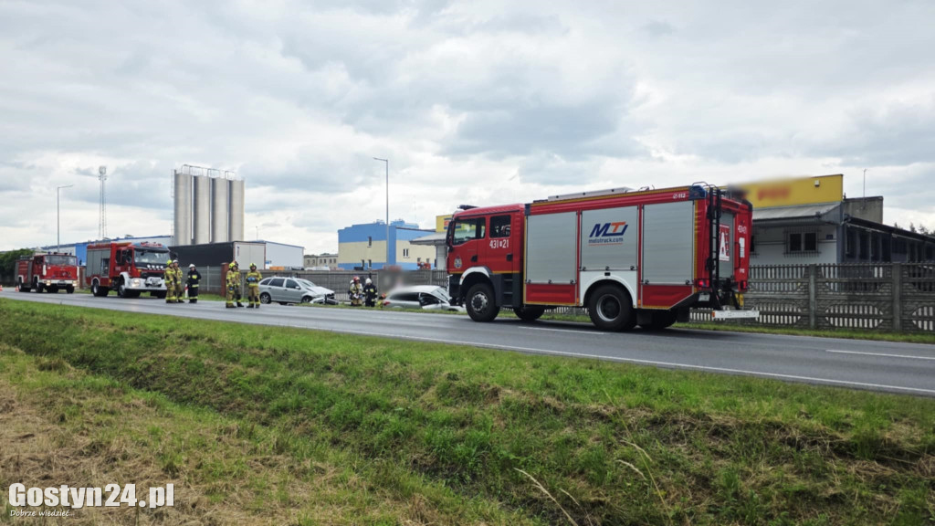 Wypadek na drodze krajowej nr 12 w Piaskach