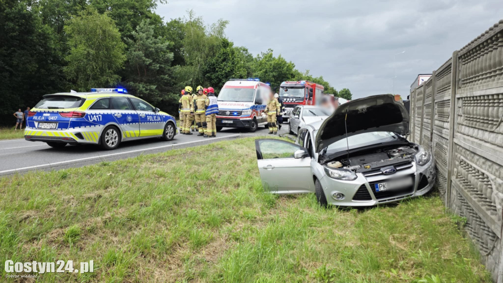 Wypadek na drodze krajowej nr 12 w Piaskach
