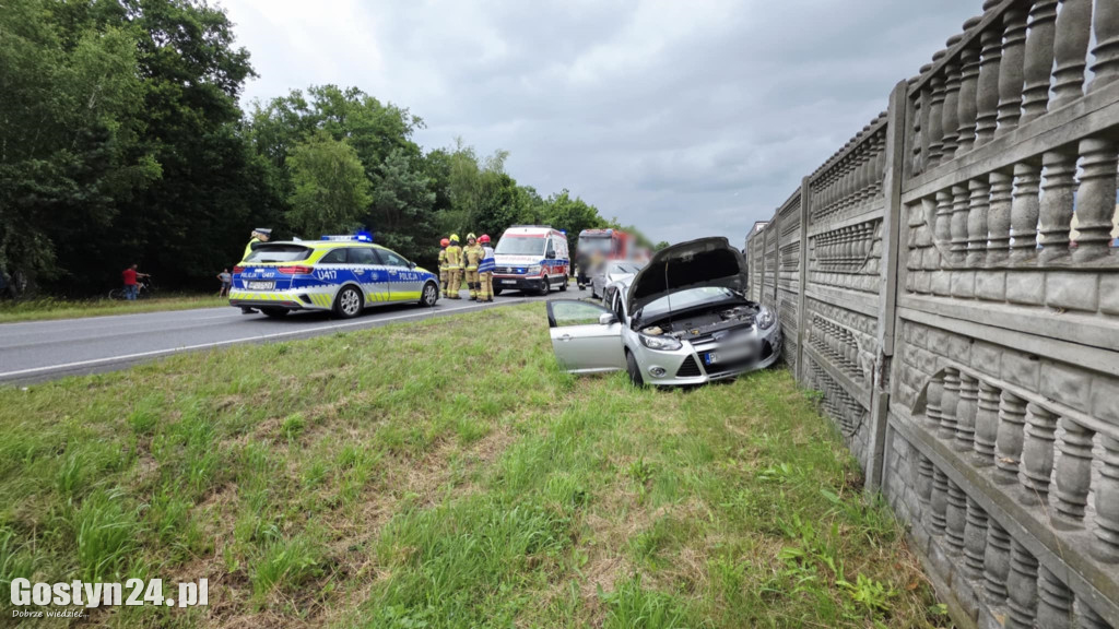 Wypadek na drodze krajowej nr 12 w Piaskach