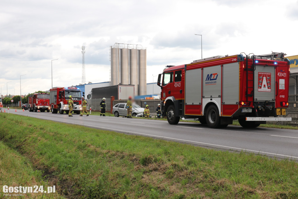 Wypadek na drodze krajowej nr 12 w Piaskach